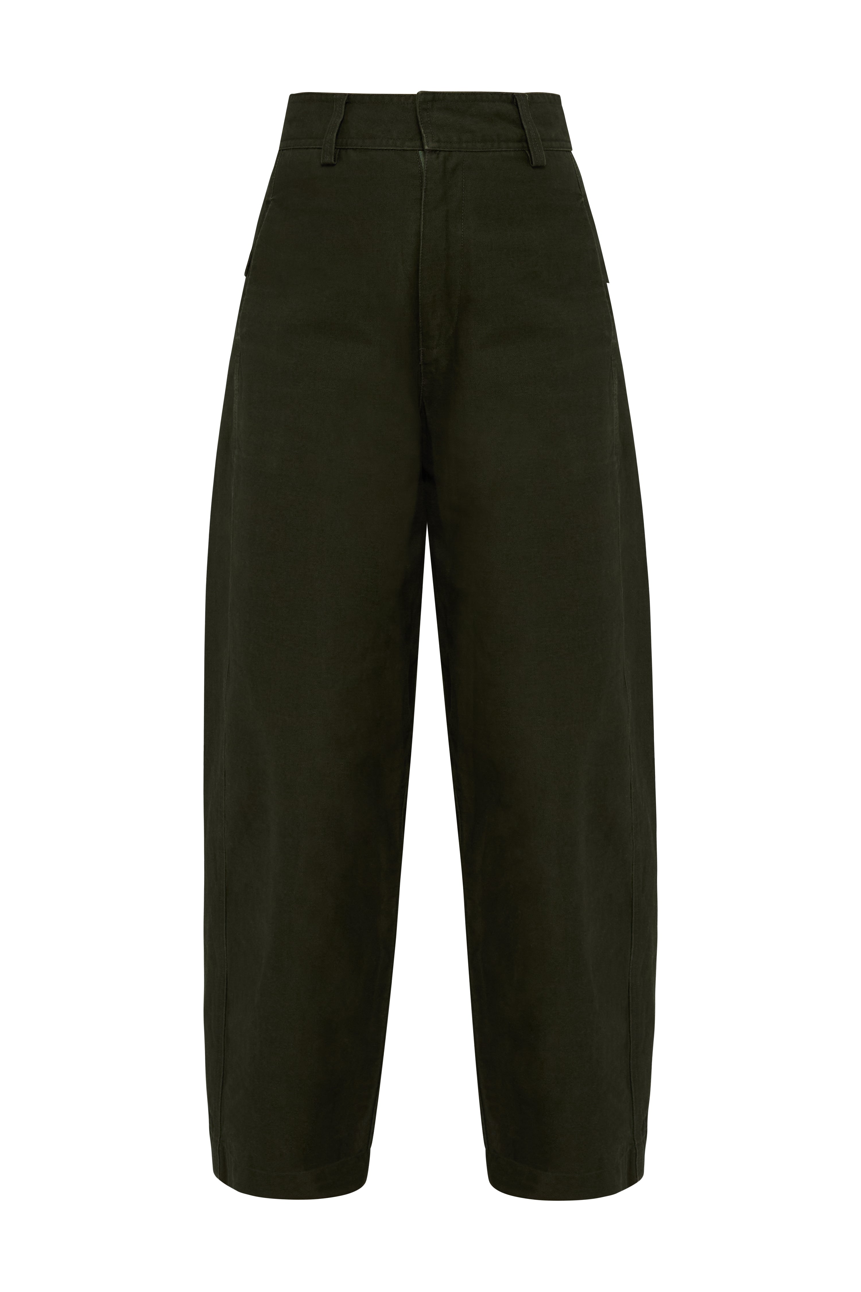 VILLA BANANA BALLOON CARGO PANTS - DARK GREEN