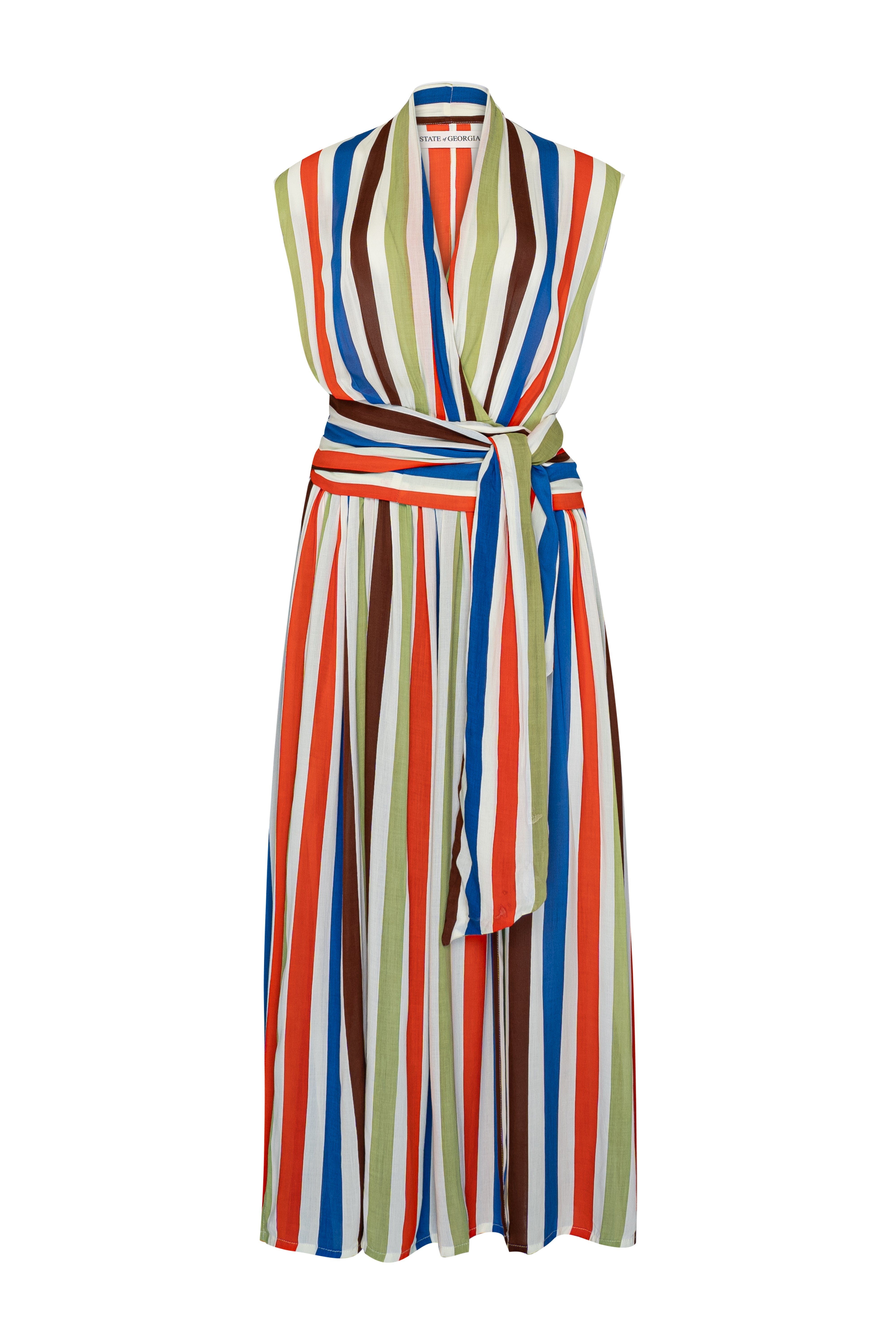 THE POINT DRESS MAXI - COOLIO STRIPE