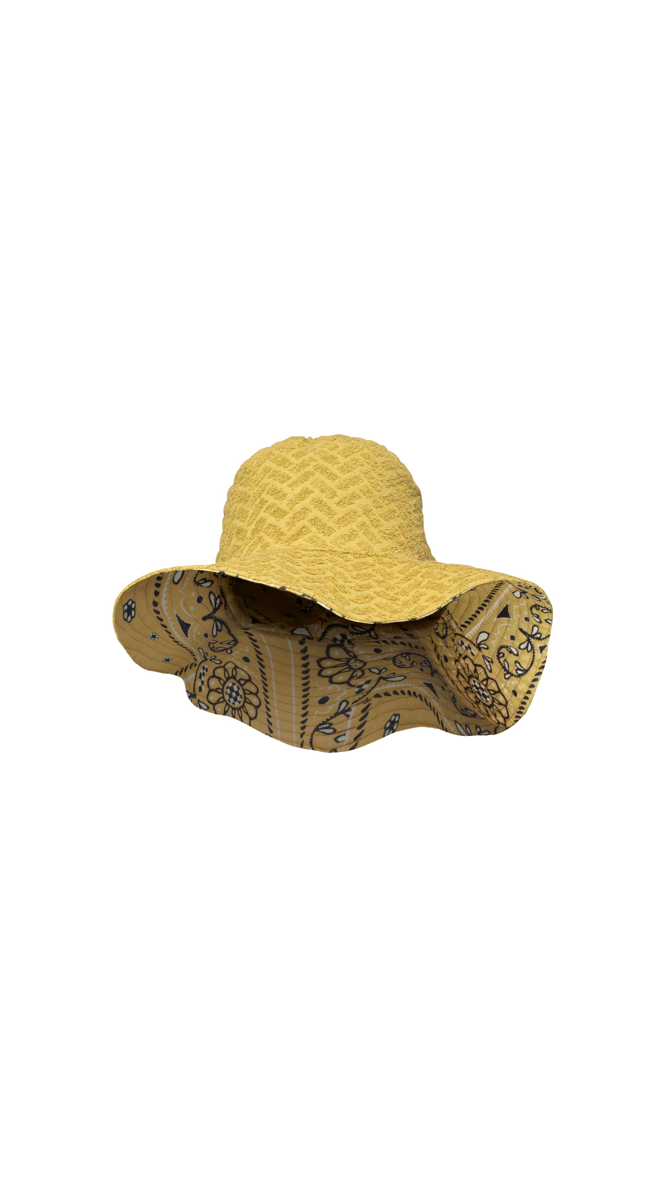 TERRINGBONE/BANDANA SUN HAT - PEAR GREEN