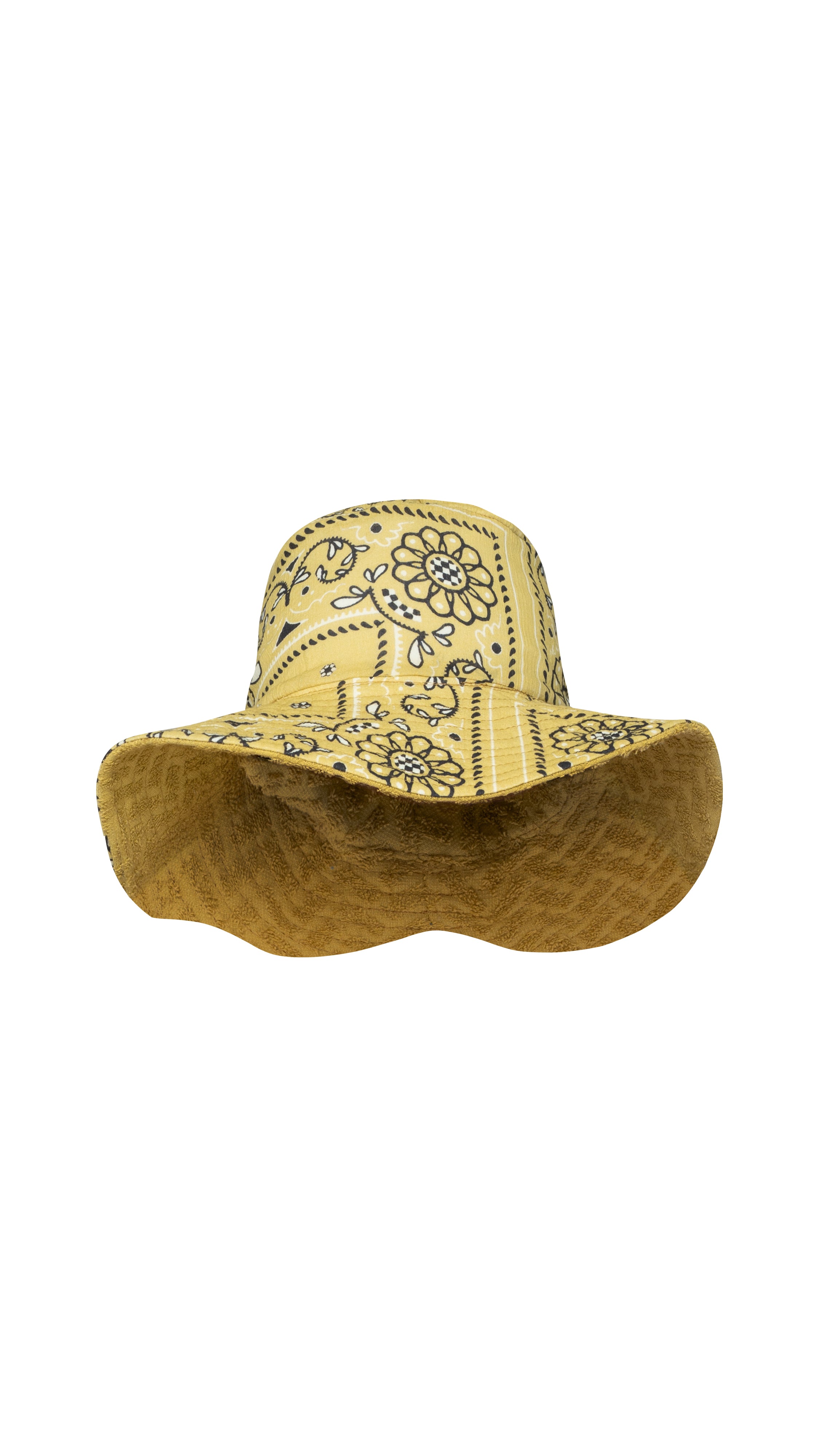 TERRINGBONE/BANDANA SUN HAT - PEAR GREEN