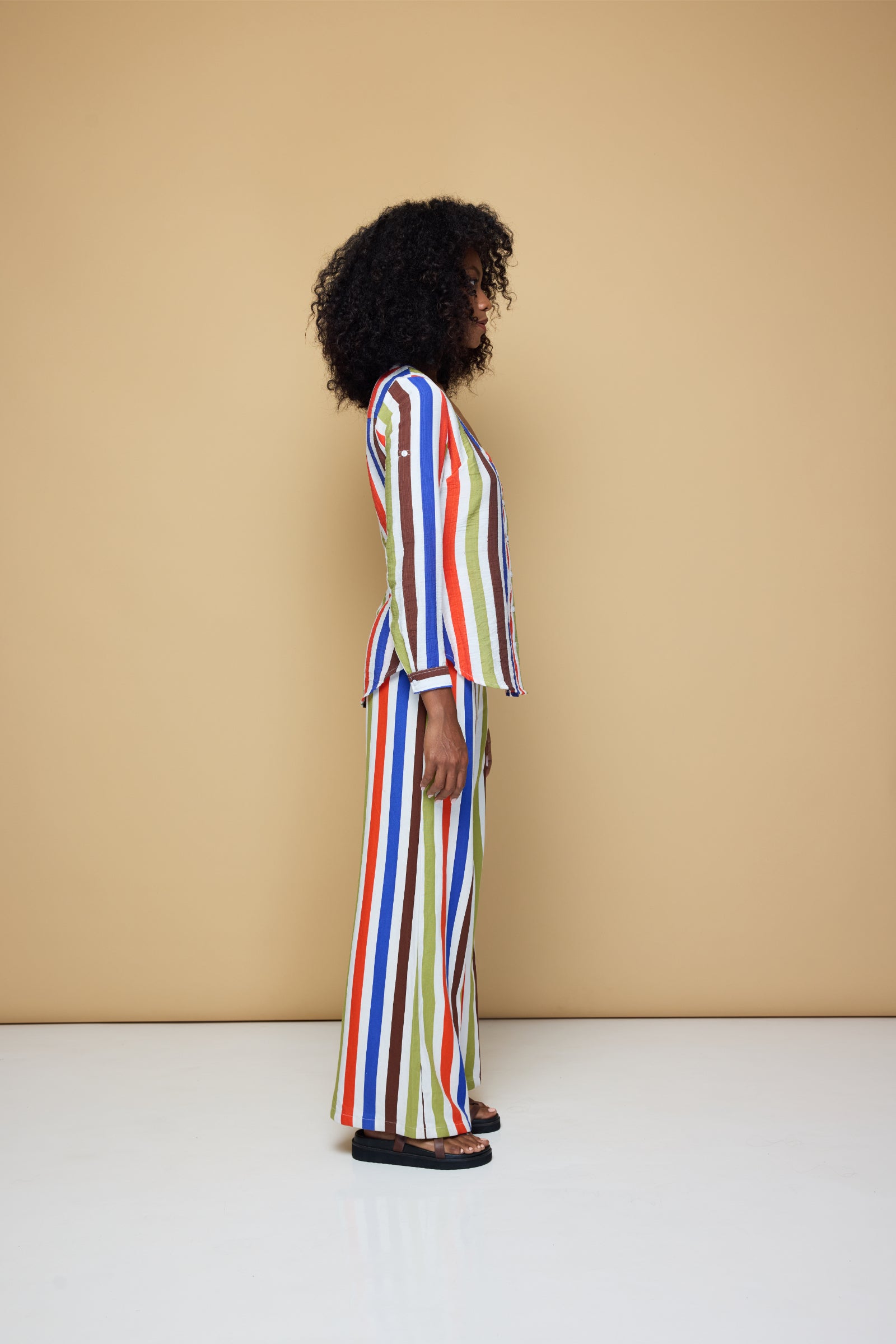 THE GROOVE FITTED SHIRT - COOLIO STRIPE