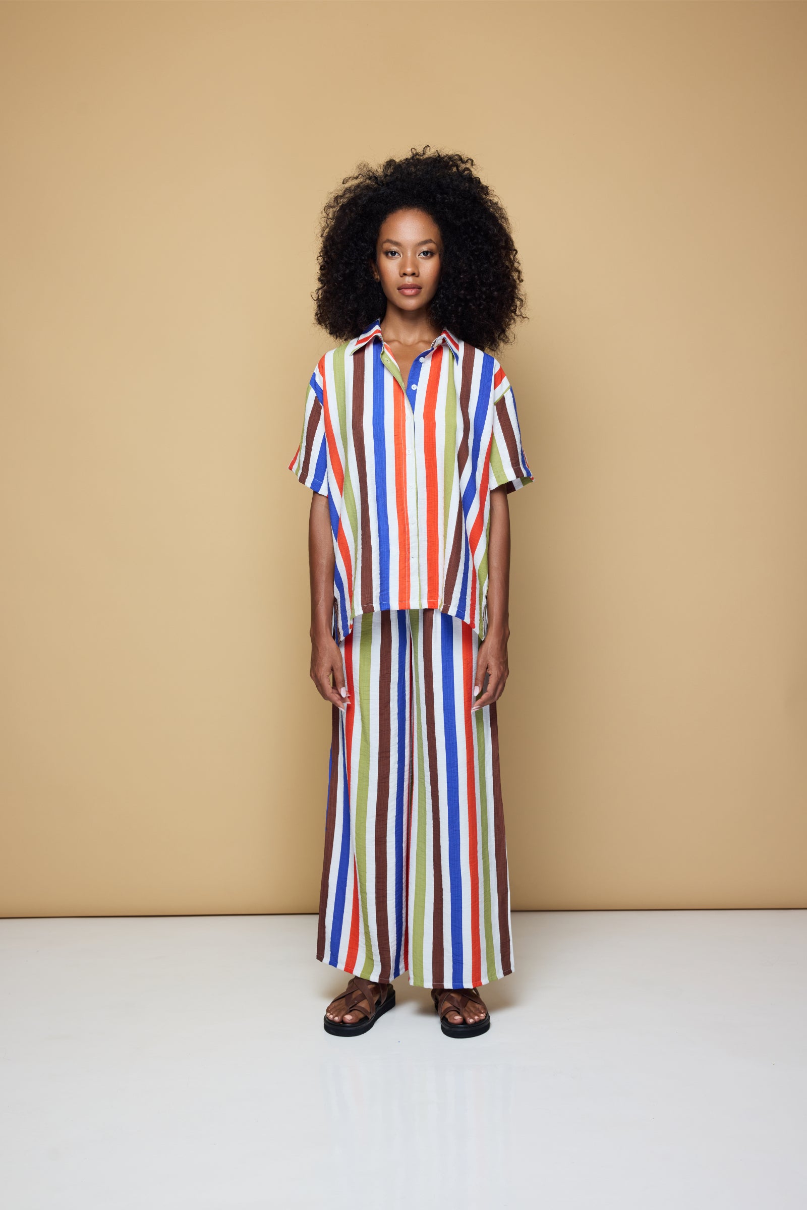 COOLIO STRIPE SHIRT - COOLIO STRIPE