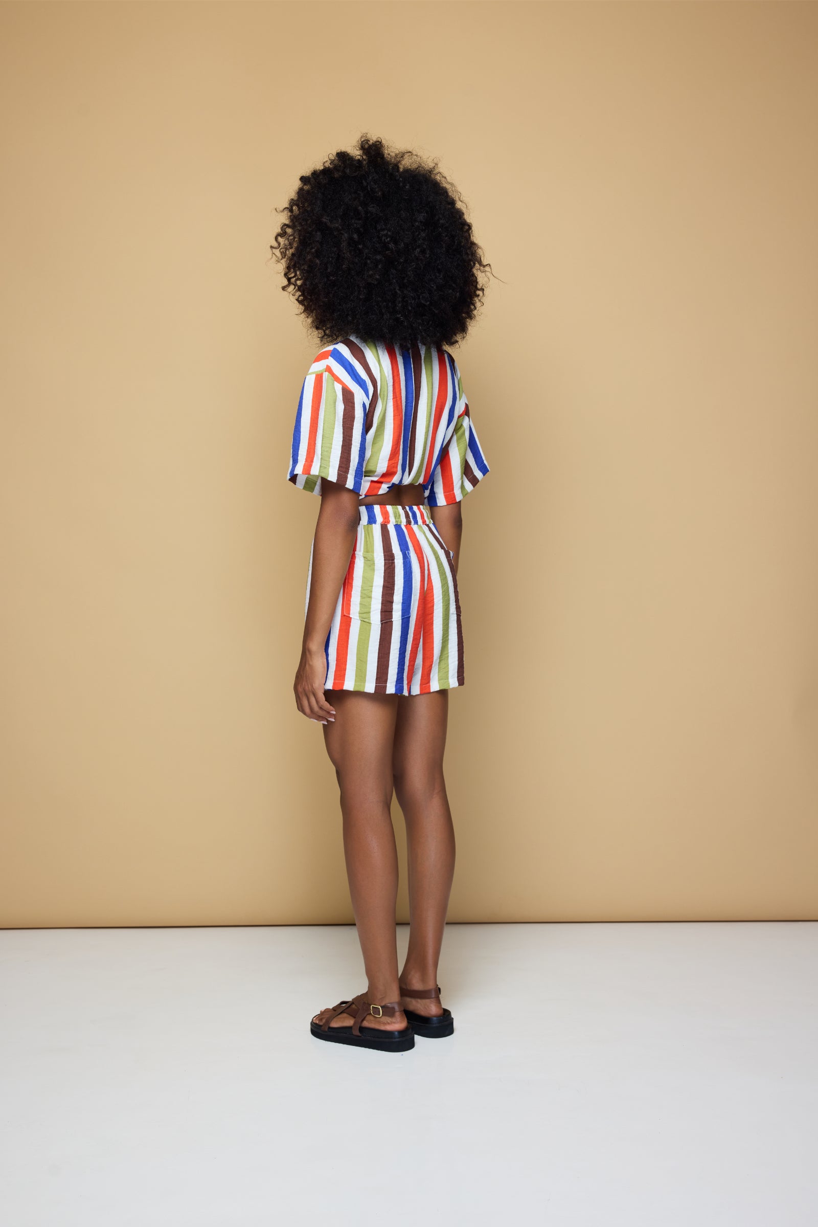 COOLIO DRAWSTRING SHORT - COOLIO STRIPE