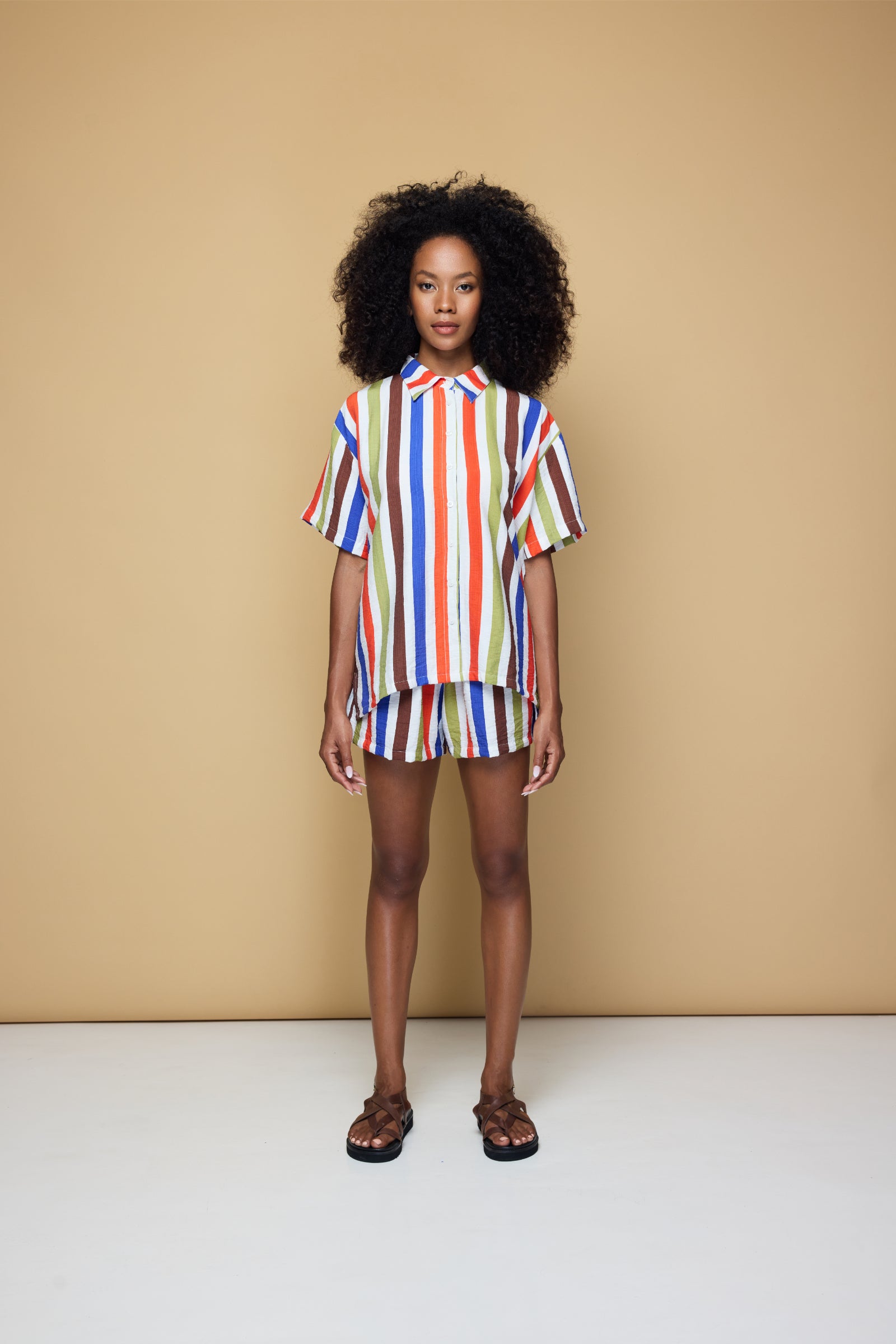 COOLIO STRIPE SHIRT - COOLIO STRIPE