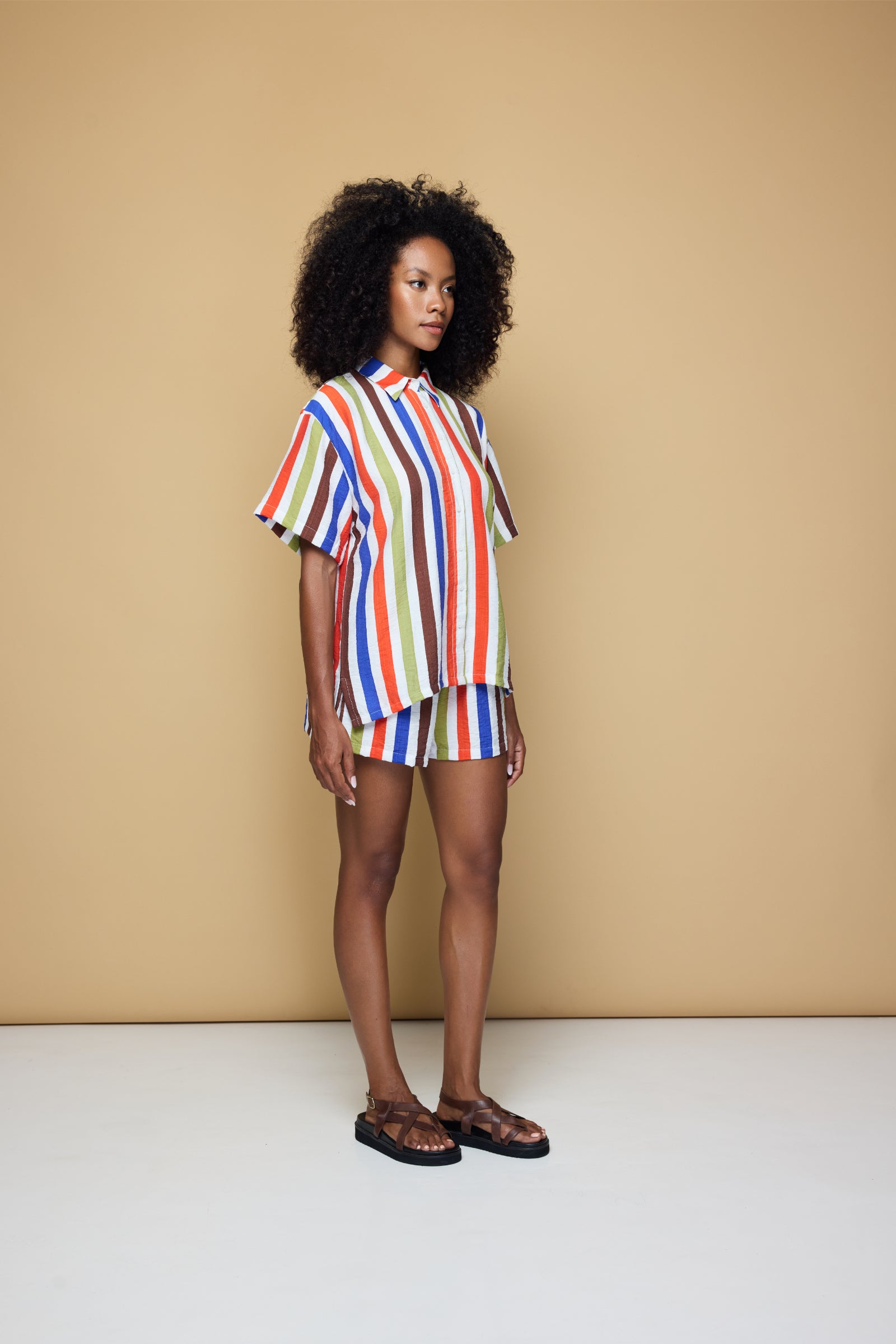 COOLIO STRIPE SHIRT - COOLIO STRIPE