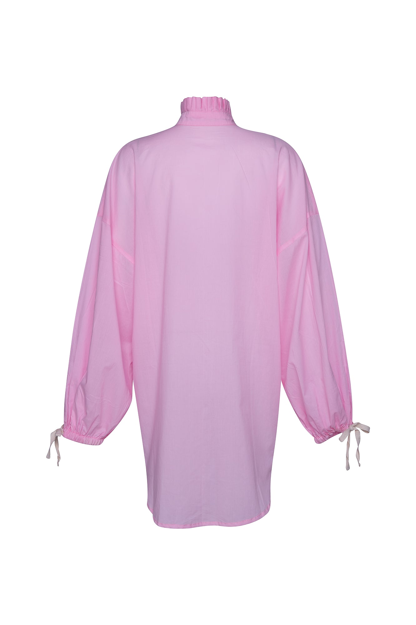 THE TUXEDO SHIRT/DRESS - PINK