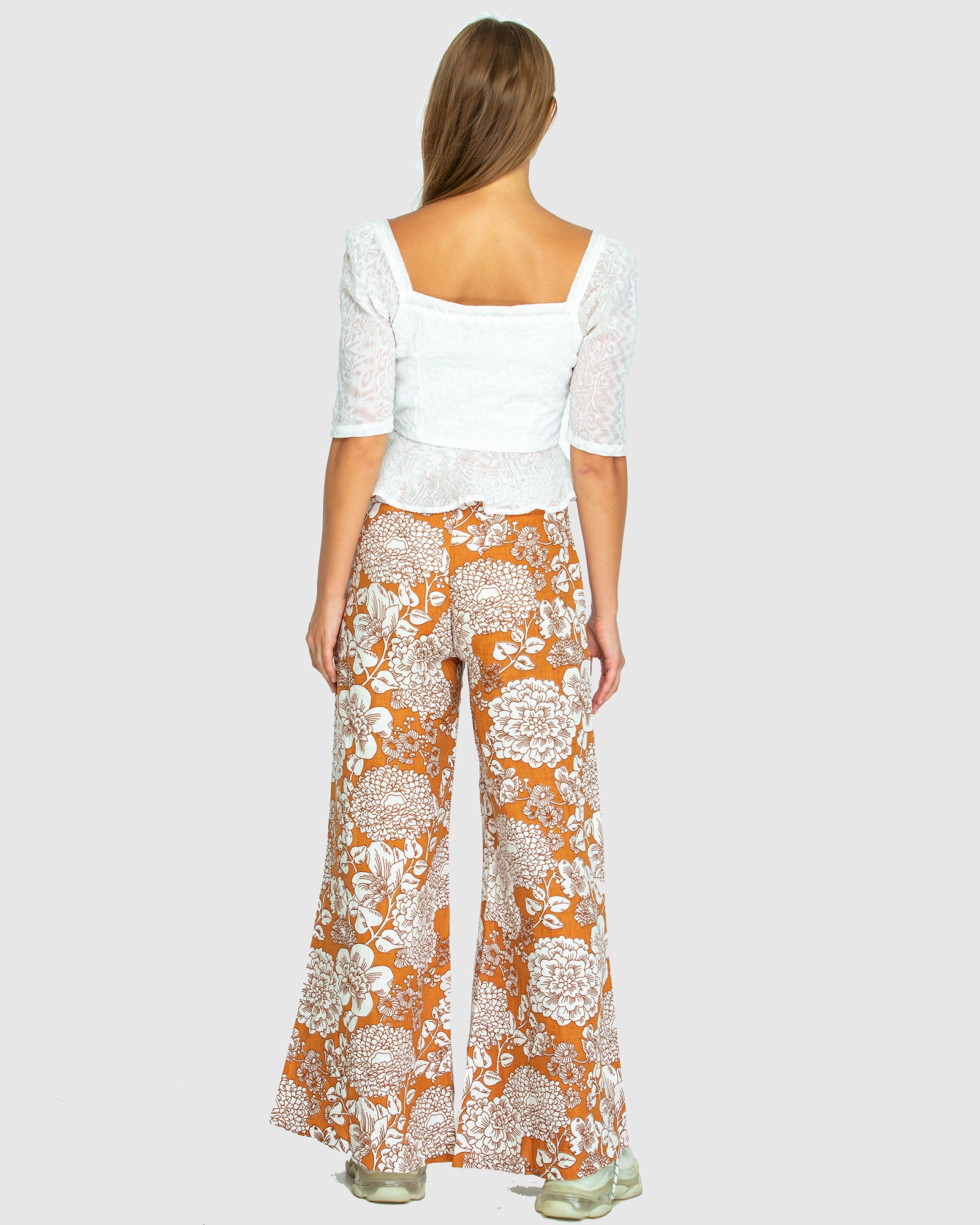 BOARDWALK LINEN PANT Wallpaper Almond