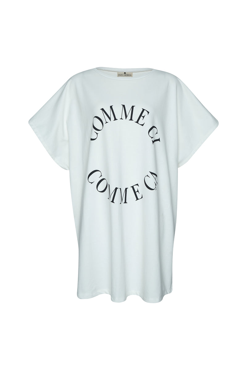 COMME CI COMME CA - OVERSIZED TSHIRT DRESS