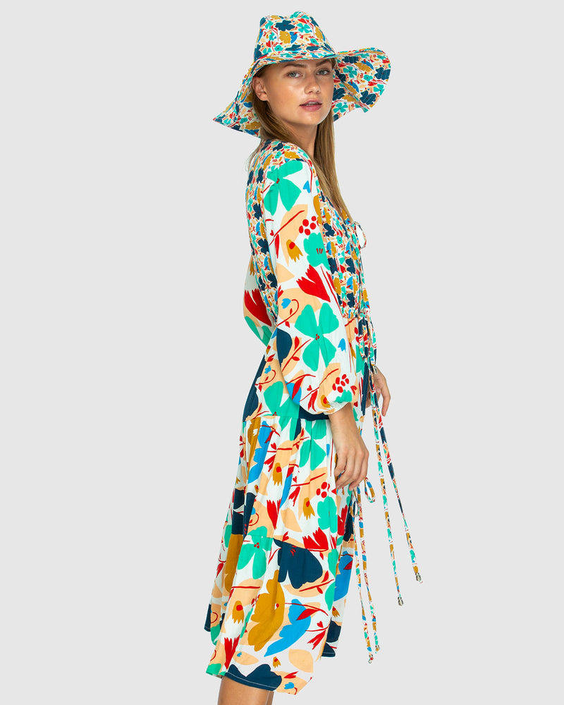 THE PARACHUTE DRESS IN BLUME MIX