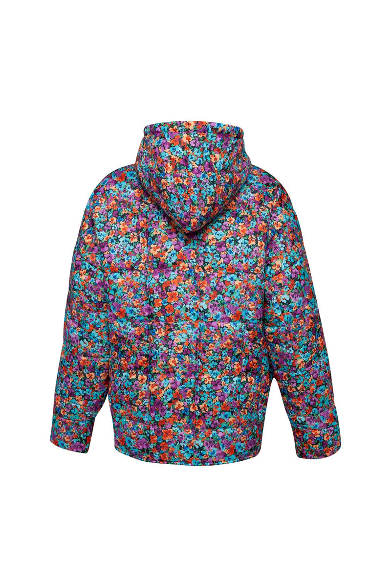 THE BOMBER JACKET - Floral Explosion Raspberry