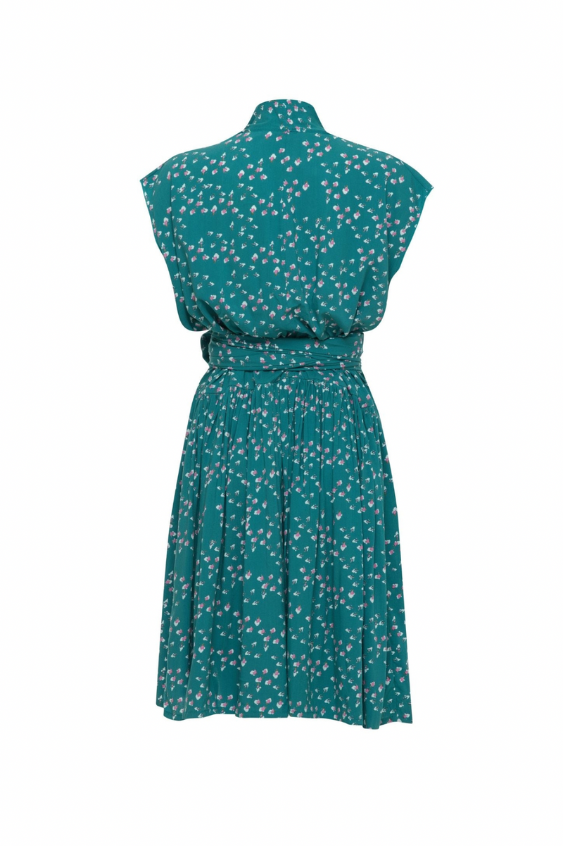 THE POINT DRESS SHORT - SPECKLED GREEN